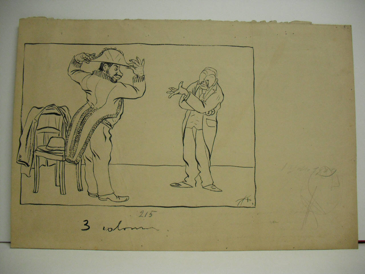 DOPO L'AVVENTO DI BRIAND. (disegno) di Mazza, Aldo (1909/08/01 - )