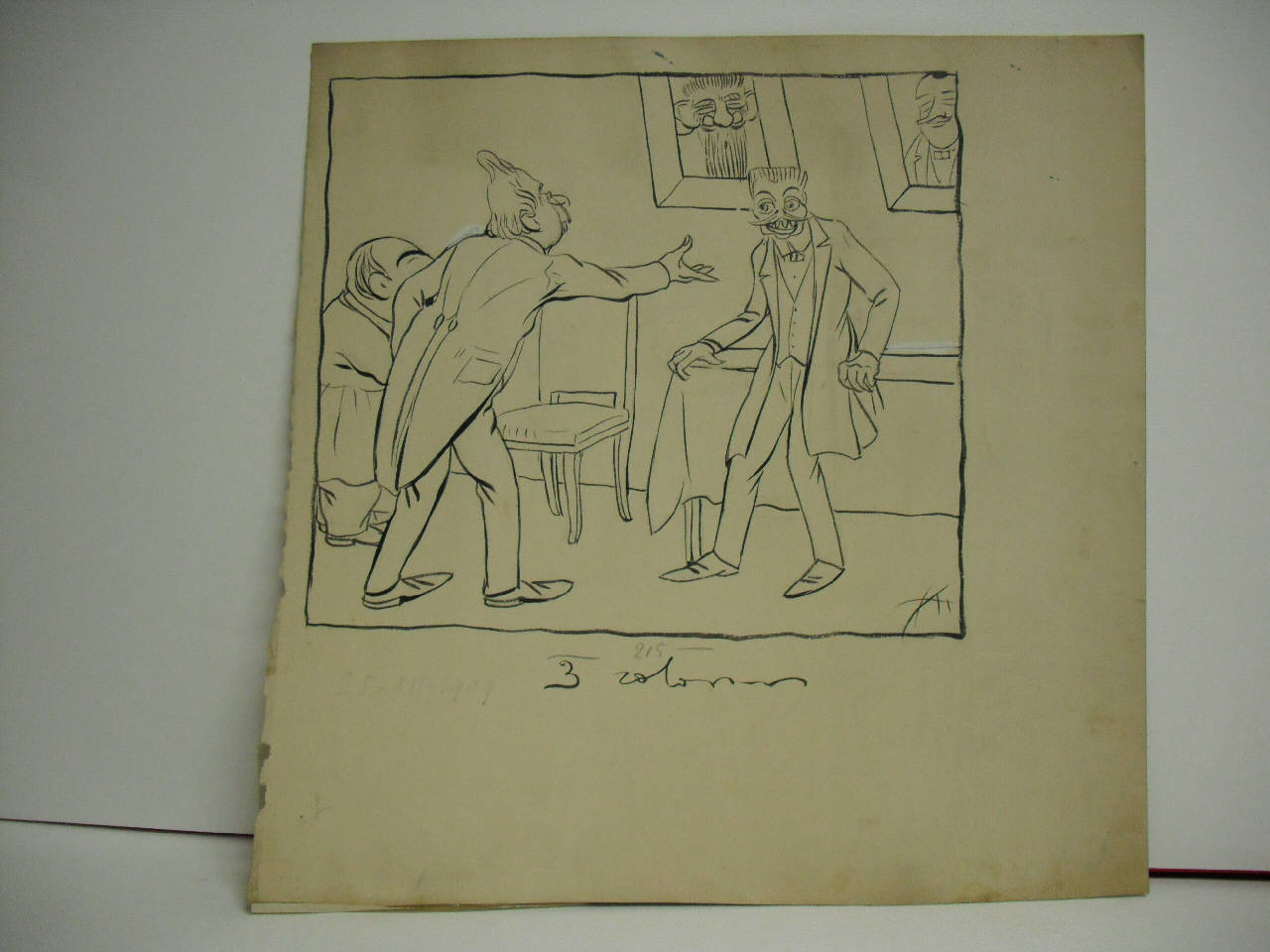 LE ASPIRAZIONI DEL NUOVO ASSESSORE DEI VEICOLI. (disegno) di Mazza, Aldo (1909/12/25 - )