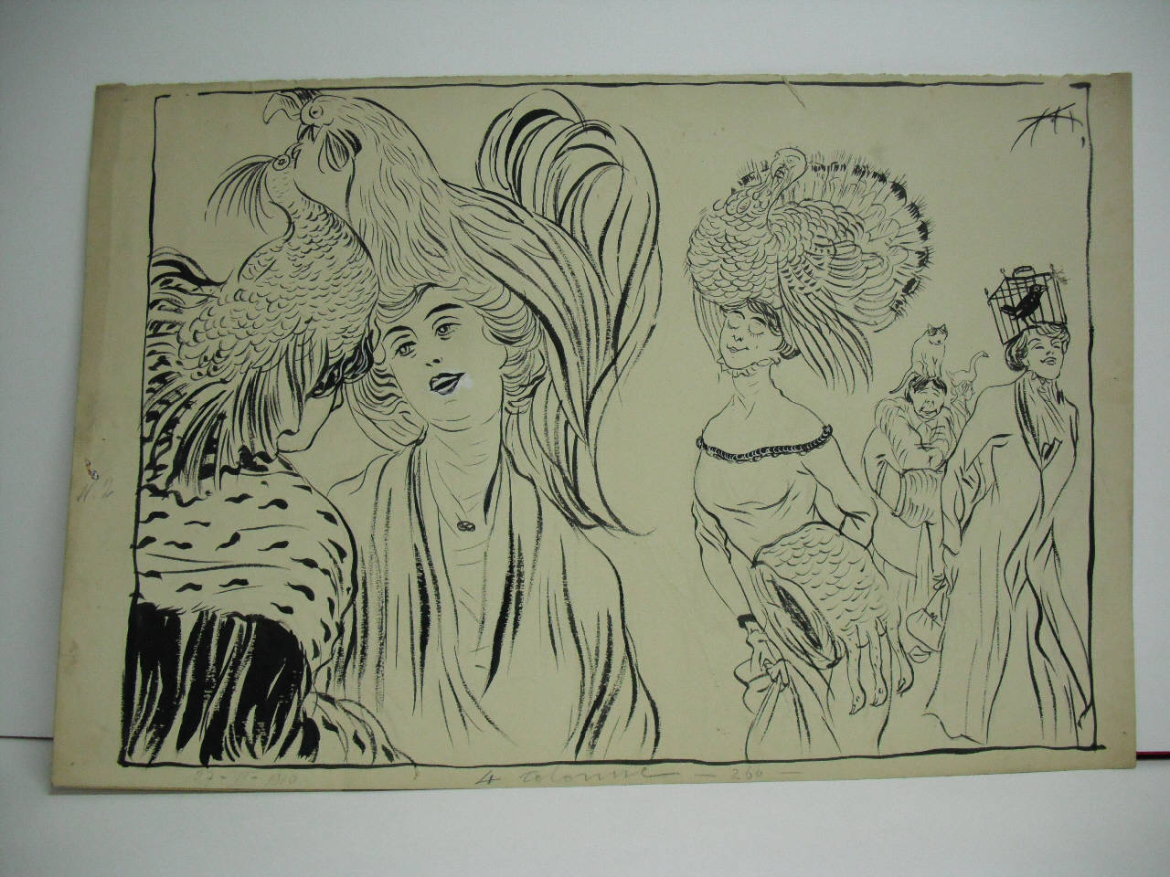 LA MODA CHANTECLER. (disegno) di Mazza, Aldo (1910/02/27 - )