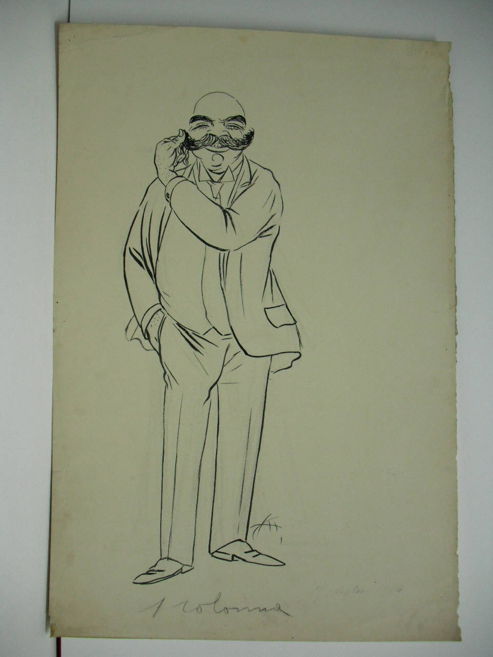 IL DOTTOR ARCARI. (disegno) di Mazza, Aldo (1910/07/17 - )