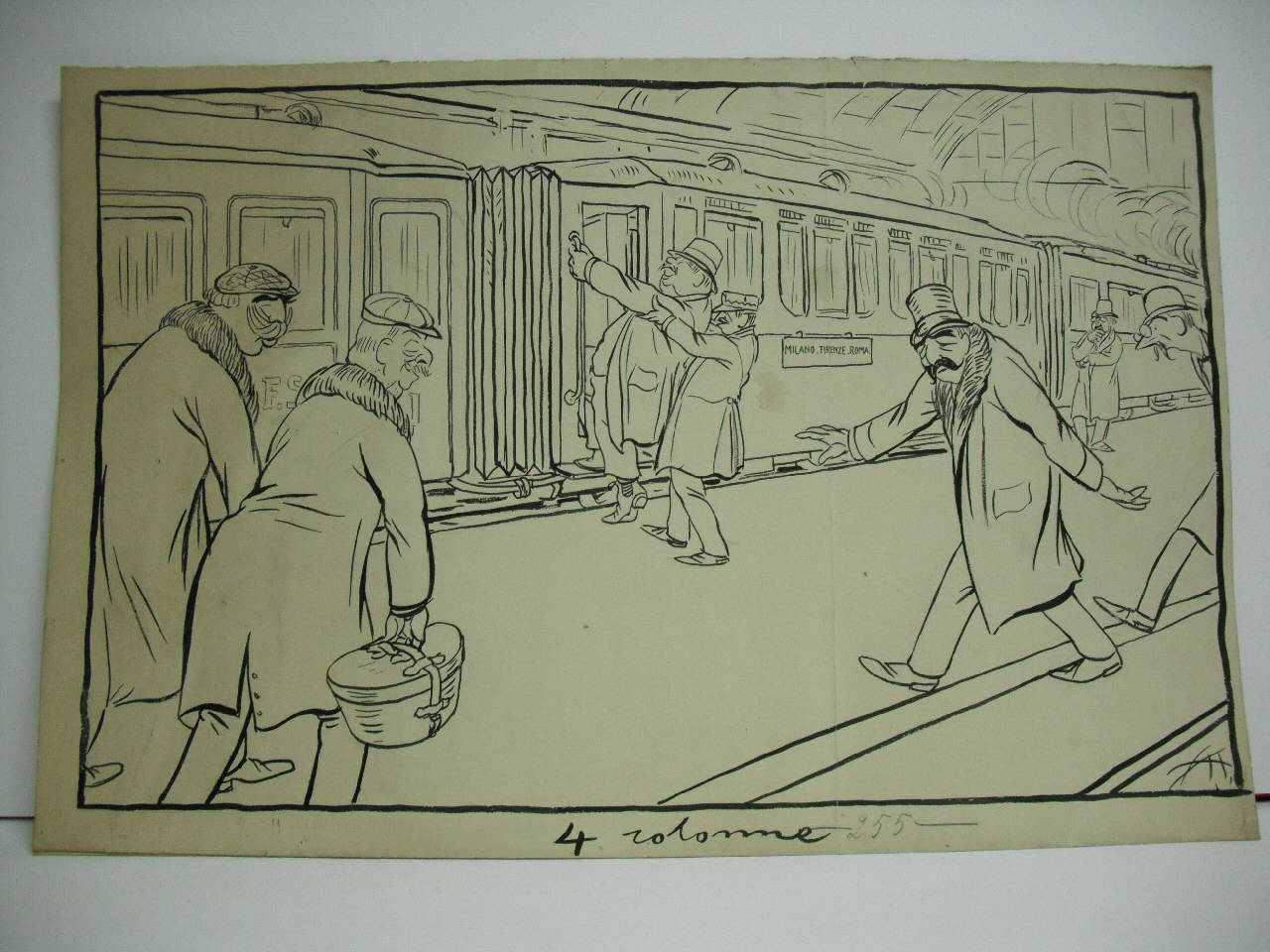 UNA DELLE RIFORME PROPOSTE PEL SENATO. (disegno) di Mazza, Aldo (1910/11/20 - )