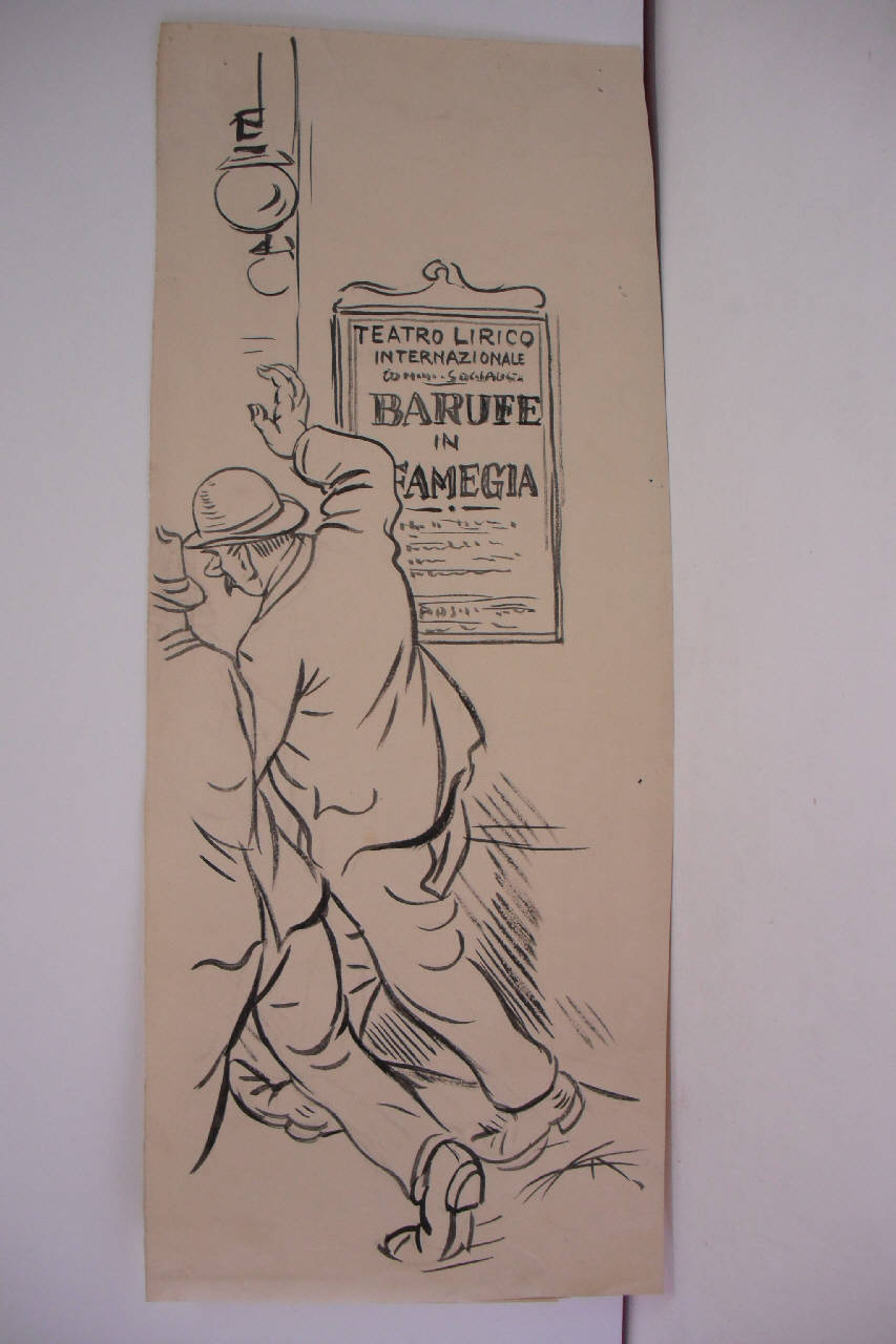 AL "CONGRESSO SOCIALISTA". (disegno) di Mazza, Aldo (1921/10/16 - )