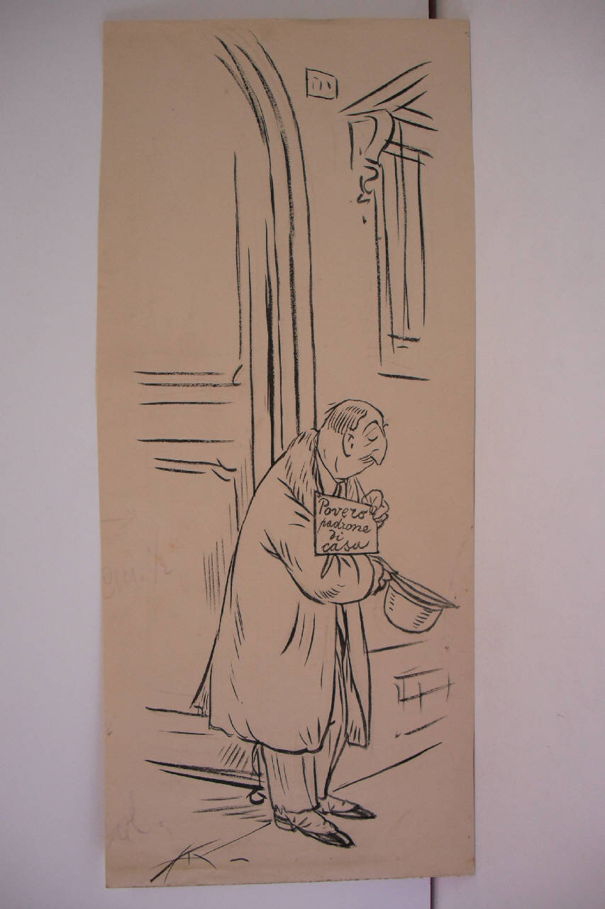 I NUOVI POVERI. (disegno) di Mazza, Aldo (1922/10/15 - )