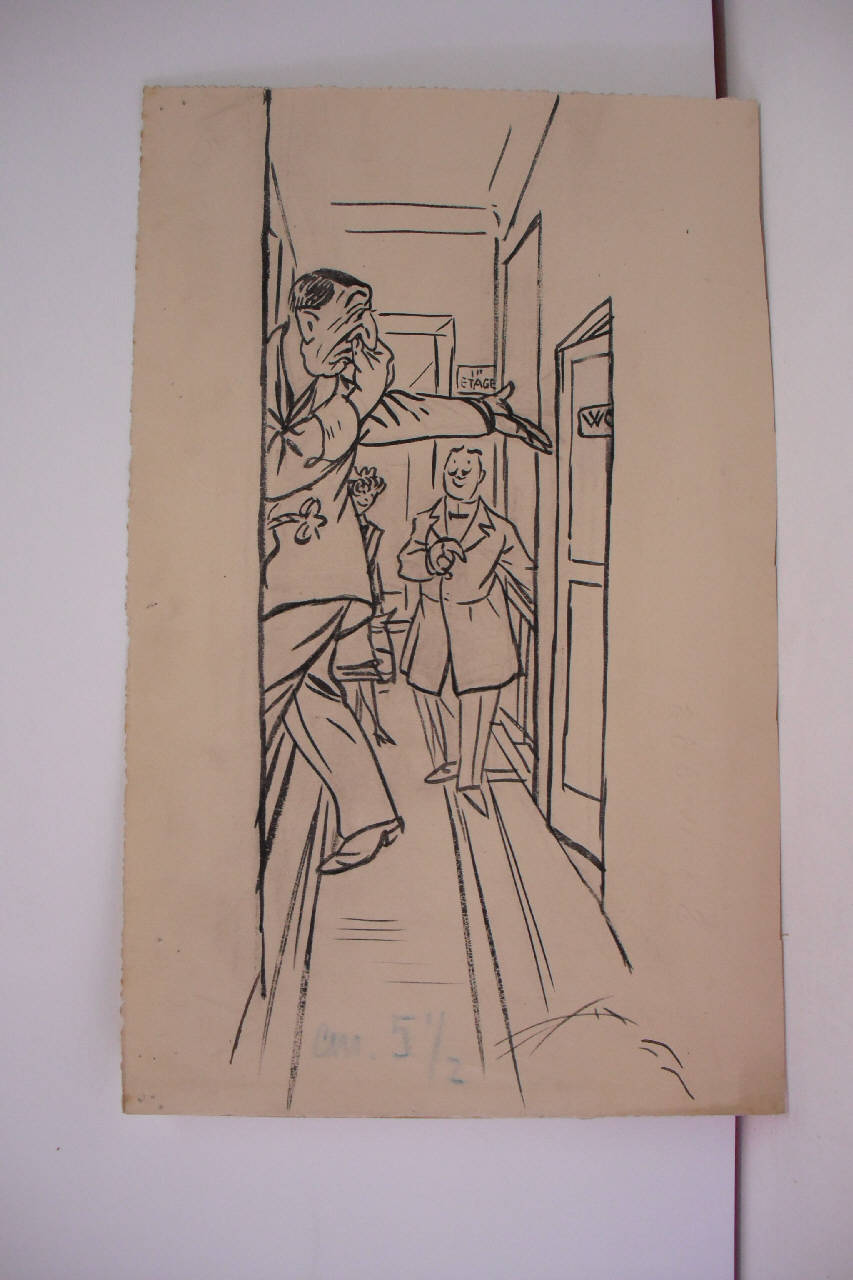 PROGRESSI ALBERGHIERI. (disegno) di Mazza, Aldo (1922/10/22 - )