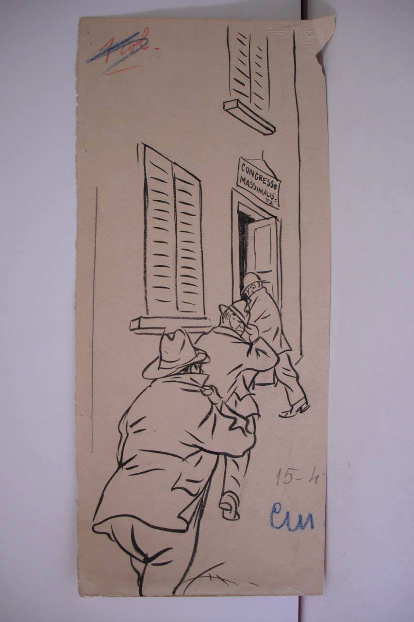 SEGNI DEI TEMPI. (disegno) di Mazza, Aldo (1923/04/15 - )