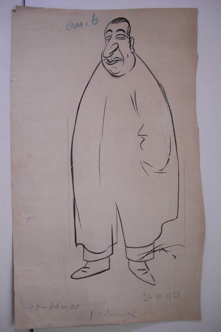 L'AUTORE DEL "GUERINETTO D'ORO" premio del nostro concorso. (disegno) di Mazza, Aldo (1923/10/21 - )