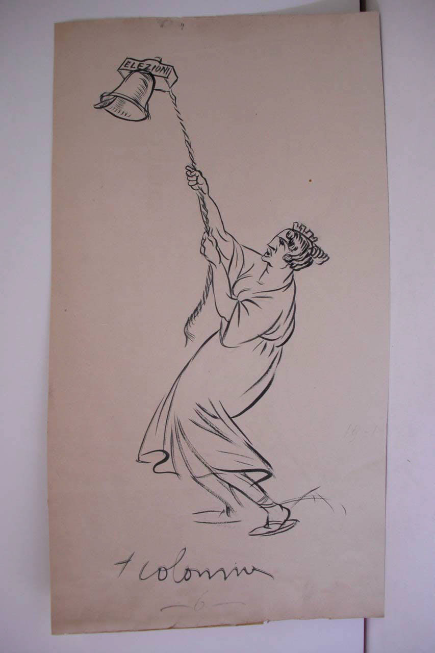 L'ESEMPIO INGLESE. (disegno) di Mazza, Aldo (1919/01/19 - )