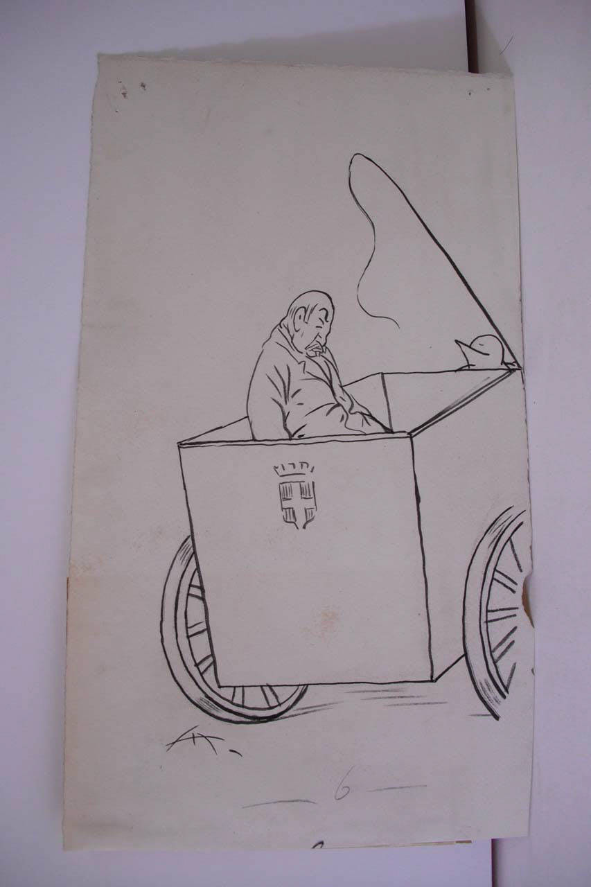 EFFETTI D'UN DISCORSO. (disegno) di Mazza, Aldo (1919/10/26 - )