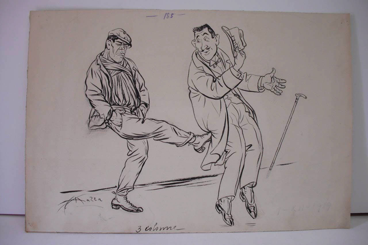 FINO A QUANDO? (disegno) di Mazza, Aldo (1919/12/07 - )