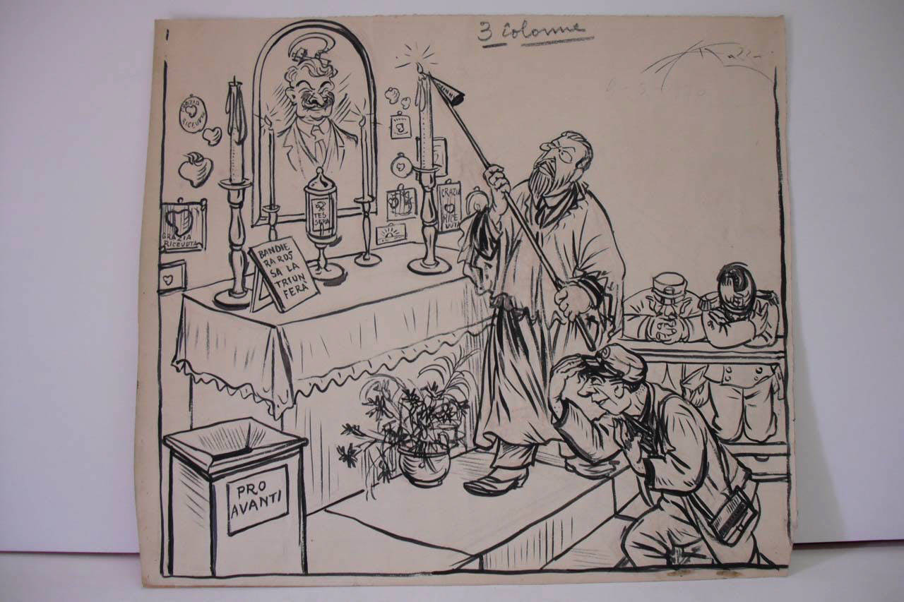 LITURGIA. (disegno) di Mazza, Aldo (1920/05/09 - )