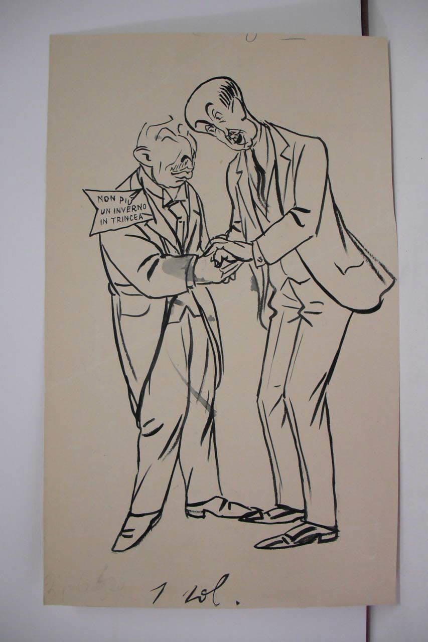 AMORI TREVES-ALBERTINI. (disegno) di Mazza, Aldo (1920/06/27 - )