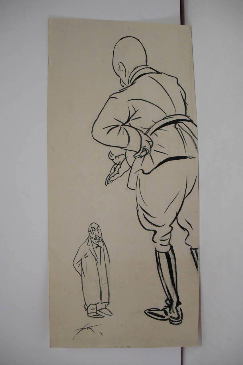 QUESTIONE ADRIATICA. (disegno) di Mazza, Aldo (1920/11/03 - )