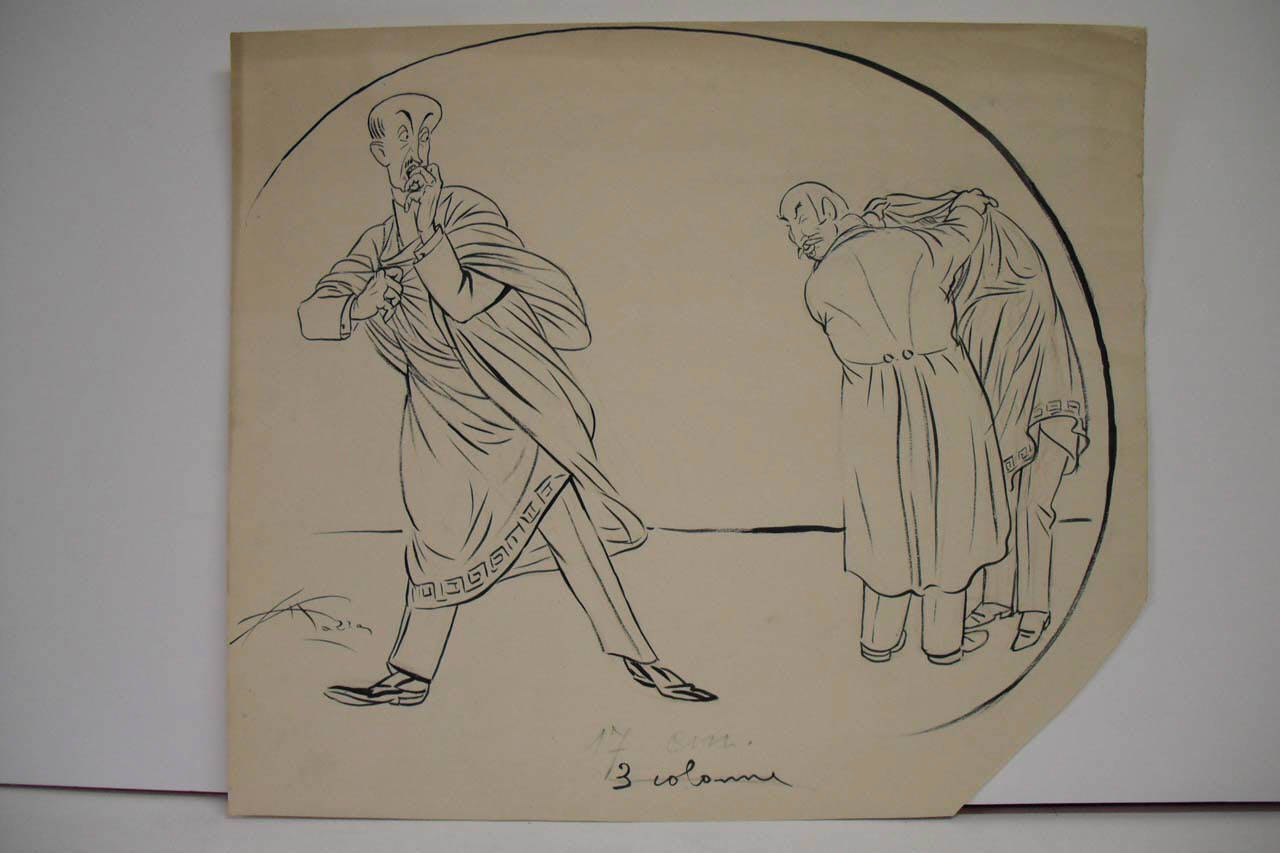 L'INFORNATA. (disegno) di Mazza, Aldo (1920/10/10 - )