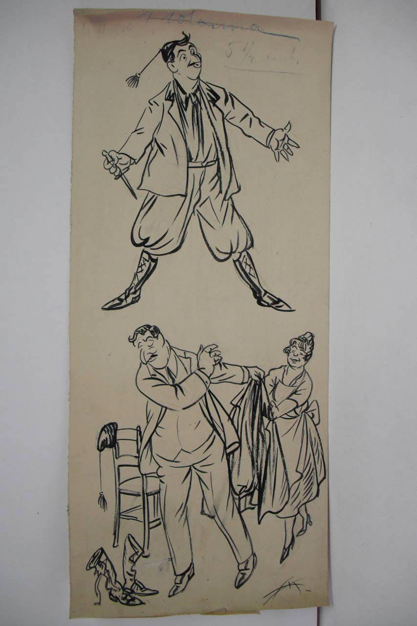 PERICOLI DEL DOPO-ELEZIONI. (disegno) di Mazza, Aldo (1920/11/14 - )