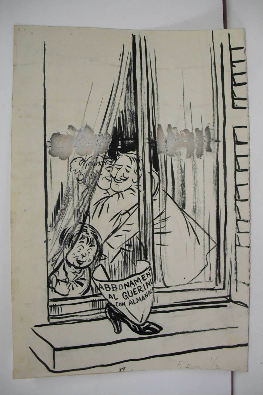 IL Più ECONOMICO DONO DEL BAMBINO. (disegno) di Mazza, Aldo (1920/12/26 - )