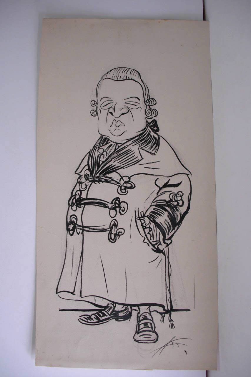 AL "KURSAAL DIANA". (disegno) di Mazza, Aldo (1915/03/07 - )