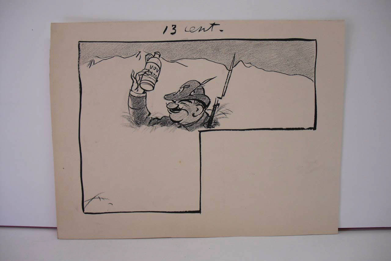 A 3000 METRI (Reclame). (disegno) di Mazza, Aldo (1916/01/02 - )