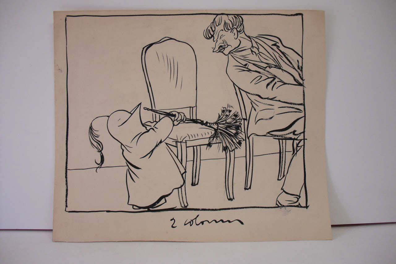 L'AFFARE DEL GRANO. (disegno) di Mazza, Aldo (1916/01/16 - )