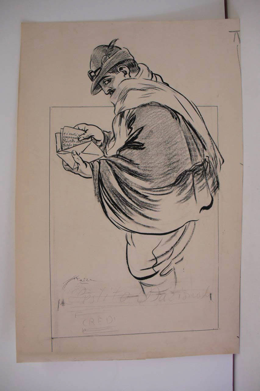 UNA FELICE PERORAZIONE (Reclame). (disegno) di Mazza, Aldo (1916/01/30 - )