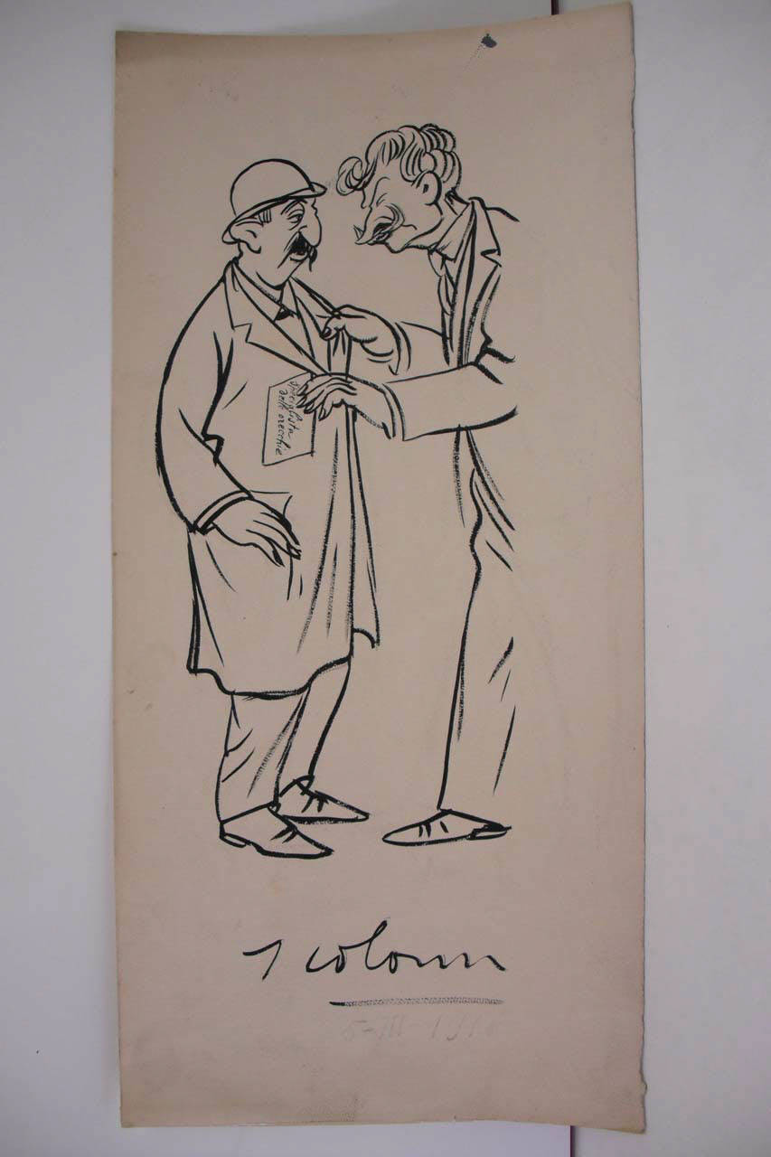 LE SEGNALAZIONI COI RAZZI TONANTI. (disegno) di Mazza, Aldo (1916/03/05 - )