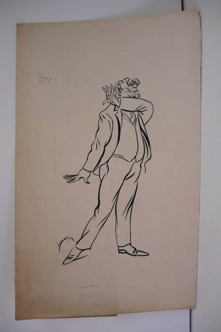 L'INCHIESTA CROSTI - L'ultimo gesto del sindaco. (disegno) di Mazza, Aldo (1916/03/26 - )