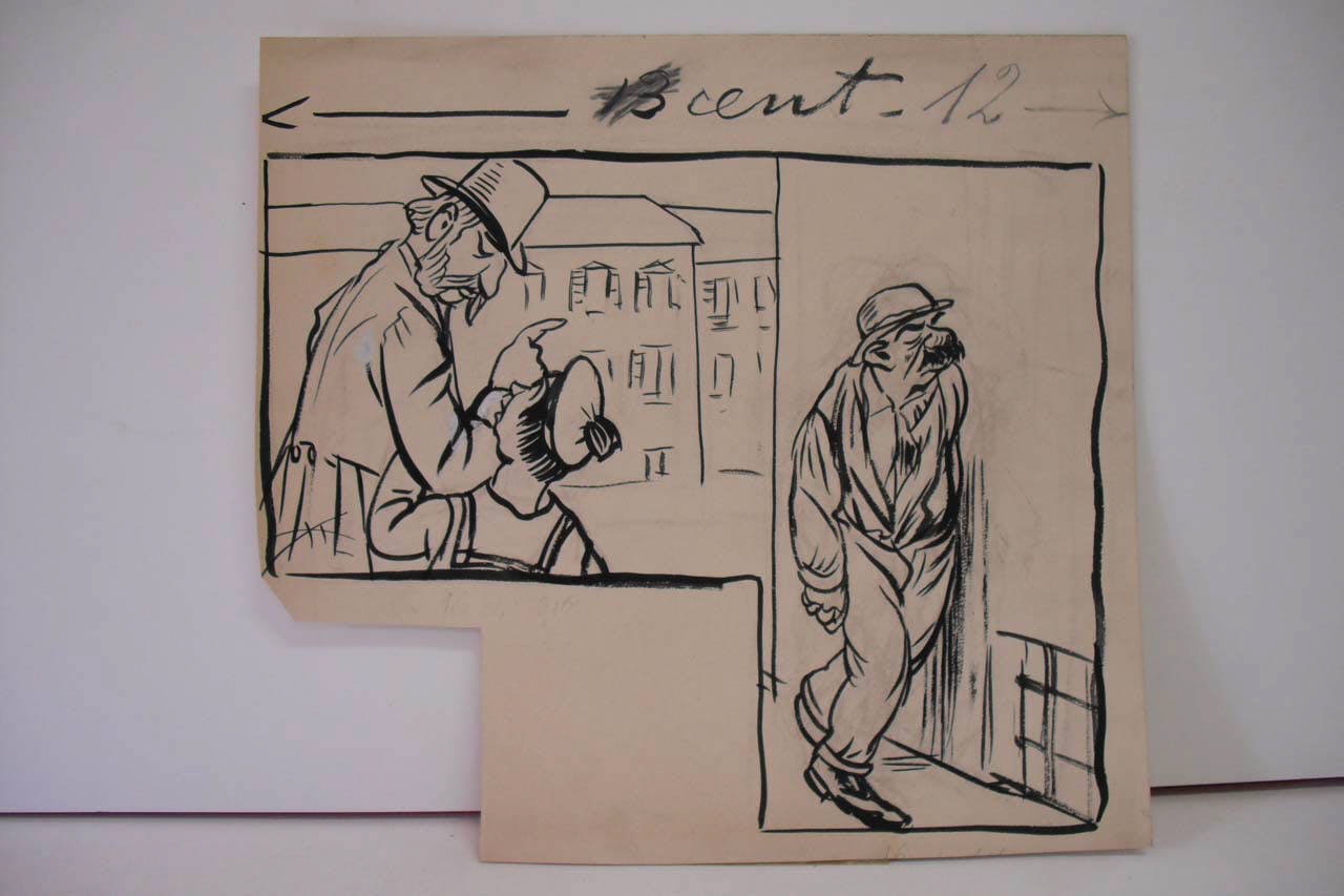 L'ULTIMO DEGLI UBRIACONI (Reclama). (disegno) di Mazza, Aldo (1916/04/16 - )