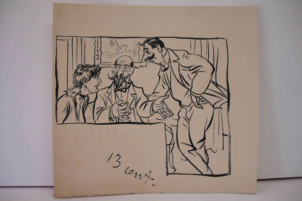 IL PARERE DEL MEDICO DI CASA (Reclame). (disegno) di Mazza, Aldo (1916/07/02 - )