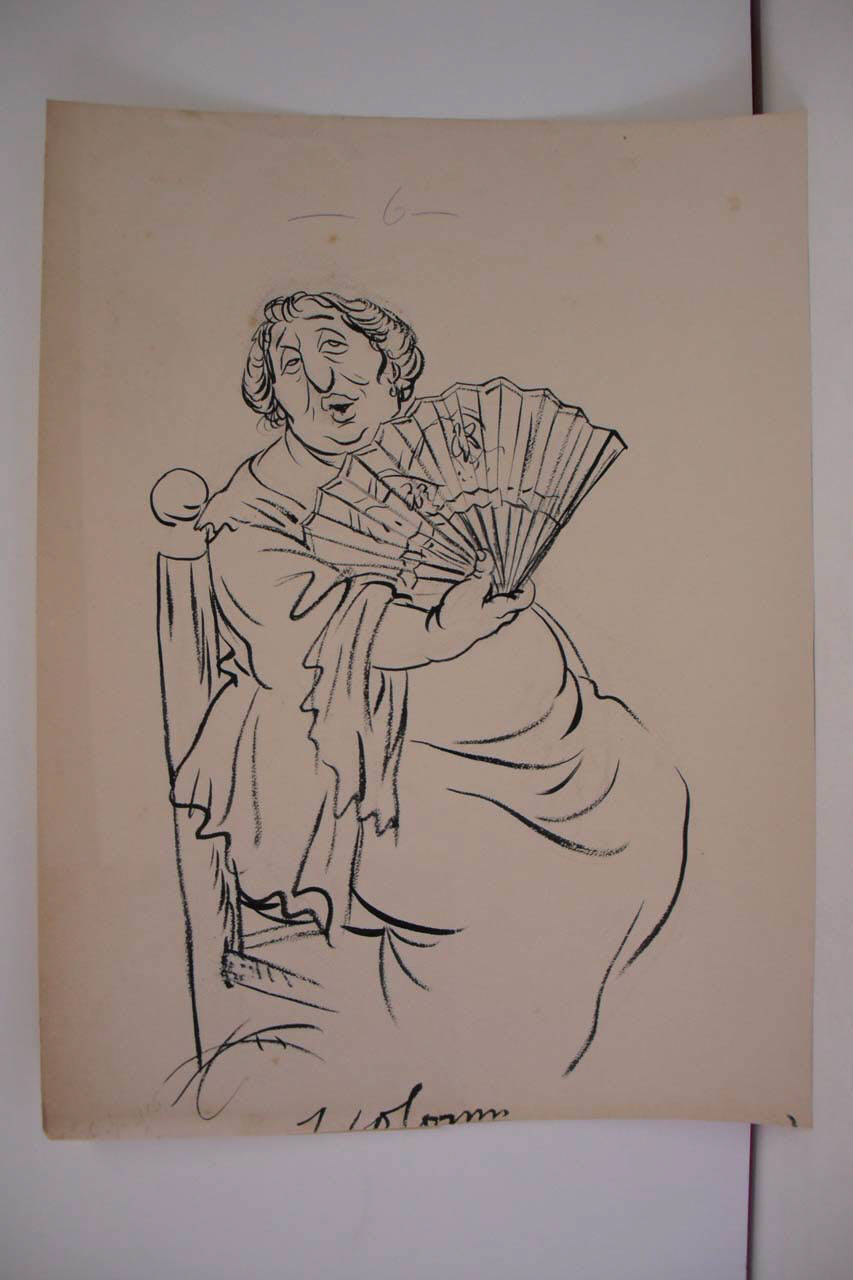 VILLEGGIATURE CITTADINE. (disegno) di Mazza, Aldo (1916/07/30 - )