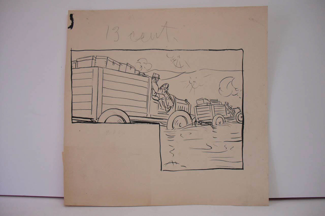 L'ESERCITO ITALIANO (Reclame). (disegno) di Mazza, Aldo (1916/08/13 - )