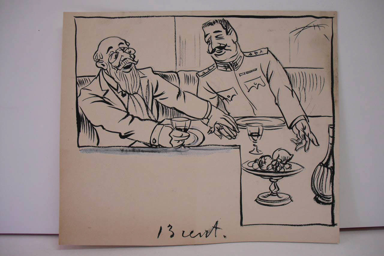 IN FIN DI PRANZO (Reclame). (disegno) di Mazza, Aldo (1916/09/17 - )
