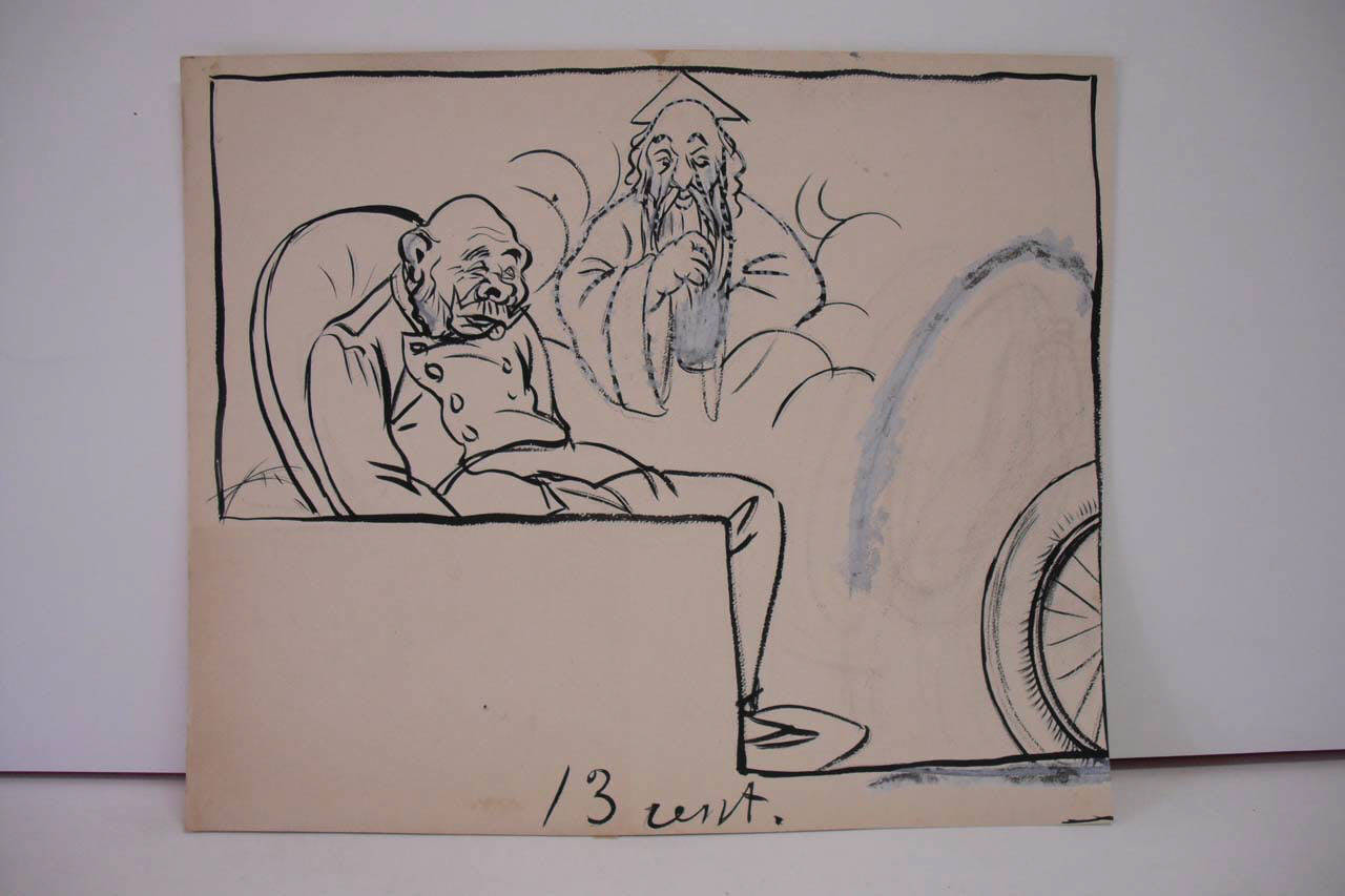 LA LONGEVITA' DI FRANCESCO GIUSEPPE (Reclama). (disegno) di Mazza, Aldo (1916/09/10 - )