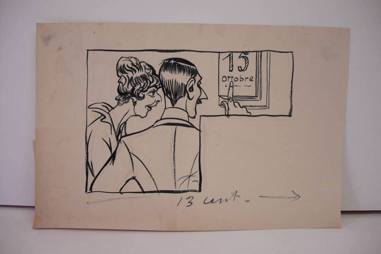 FINALMENTE (Reclama). (disegno) di Mazza, Aldo (1916/10/15 - )