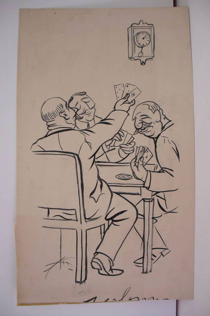 CIRCOLI PRIVATI. (disegno) di Mazza, Aldo (1916/12/03 - )