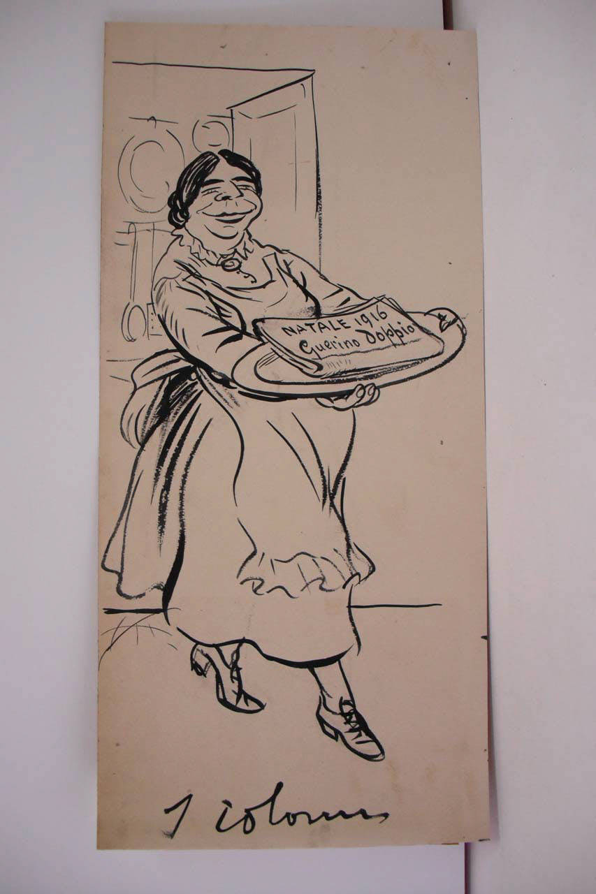 IL "GUERINO" DOPPIO DI NATALE. (disegno) di Mazza, Aldo (1916/12/17 - )