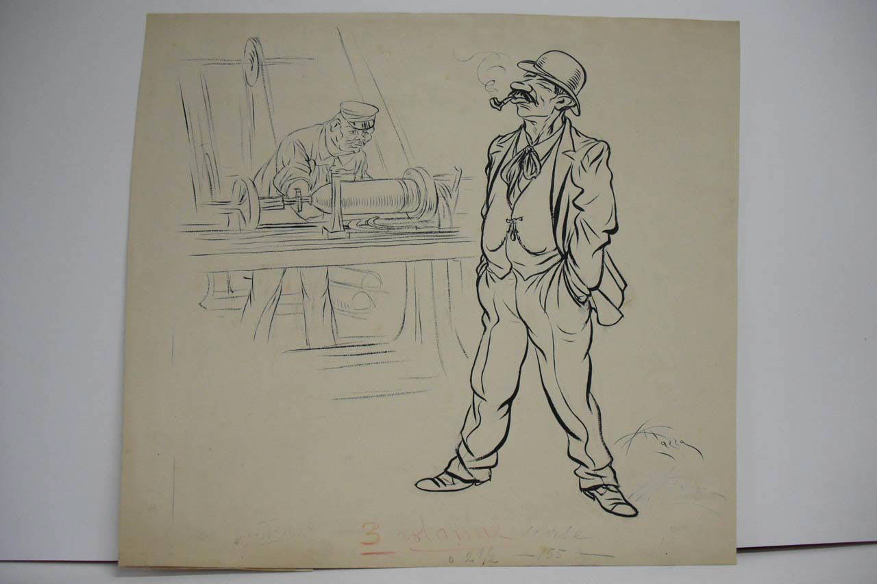 PRIMO MAGGIO. (disegno) di Mazza, Aldo (1917/04/29 - )