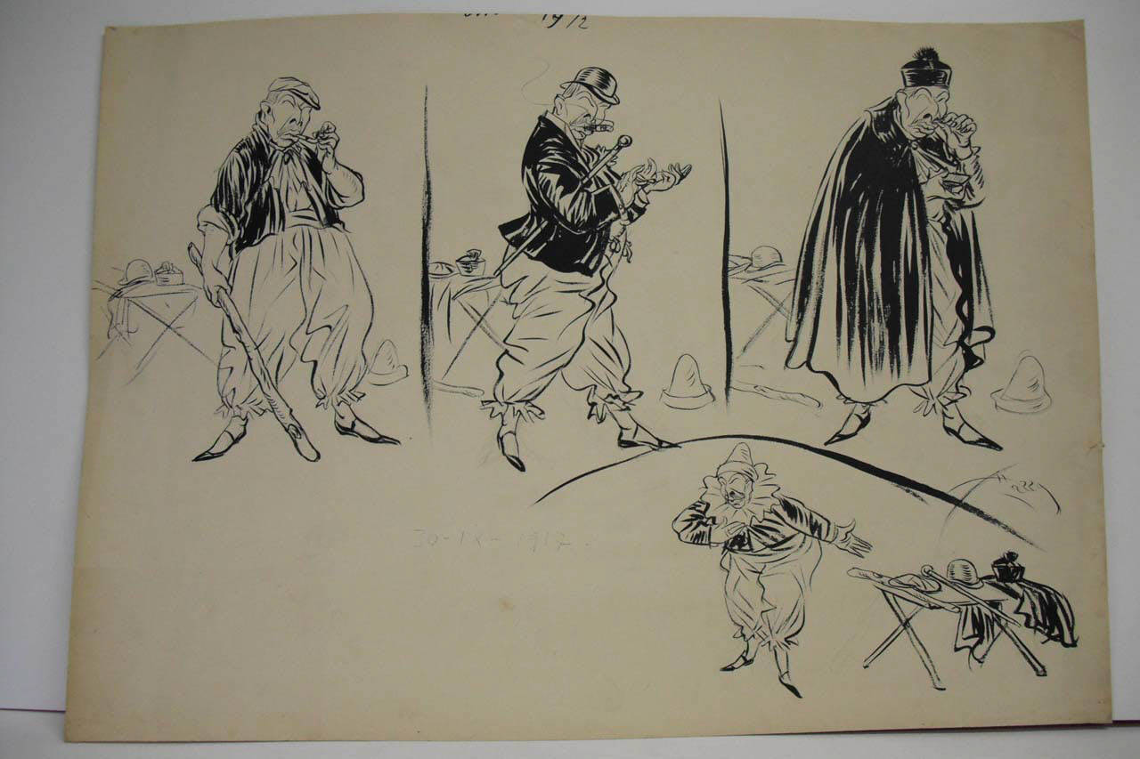 LA FREGOLEIDE TREVES. (disegno) di Mazza, Aldo (1917/09/30 - )