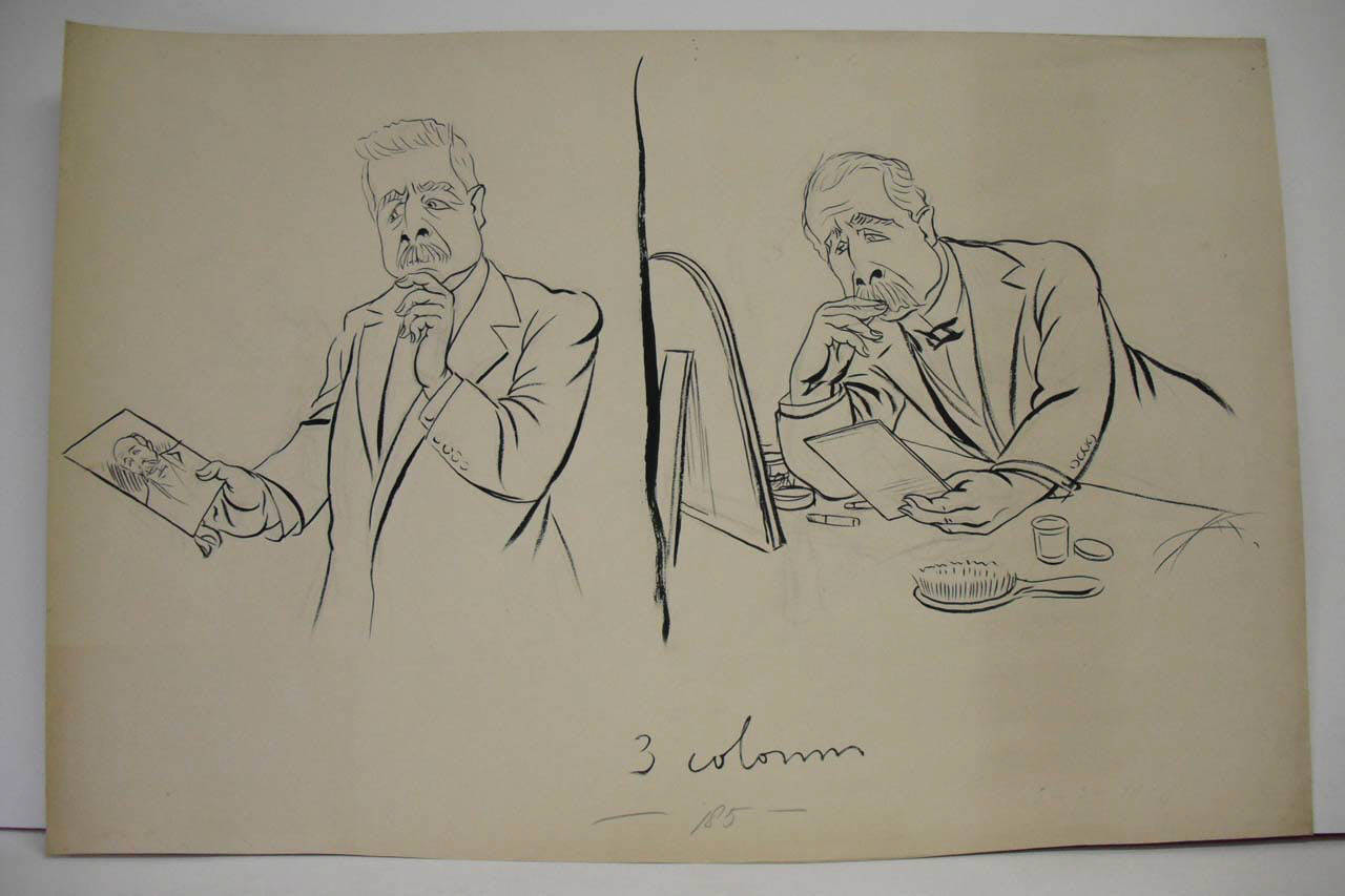 IL BUON ESEMPIO. (disegno) di Mazza, Aldo (1918/03/03 - )