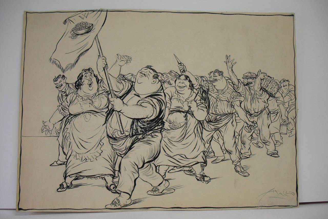 L'ANNIVERSARIO (1) (disegno) di Mazza, Aldo (1918/05/26 - )