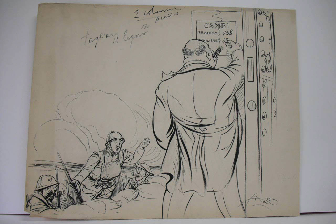 I CAMBI. (disegno) di Mazza, Aldo (1918/07/14 - )