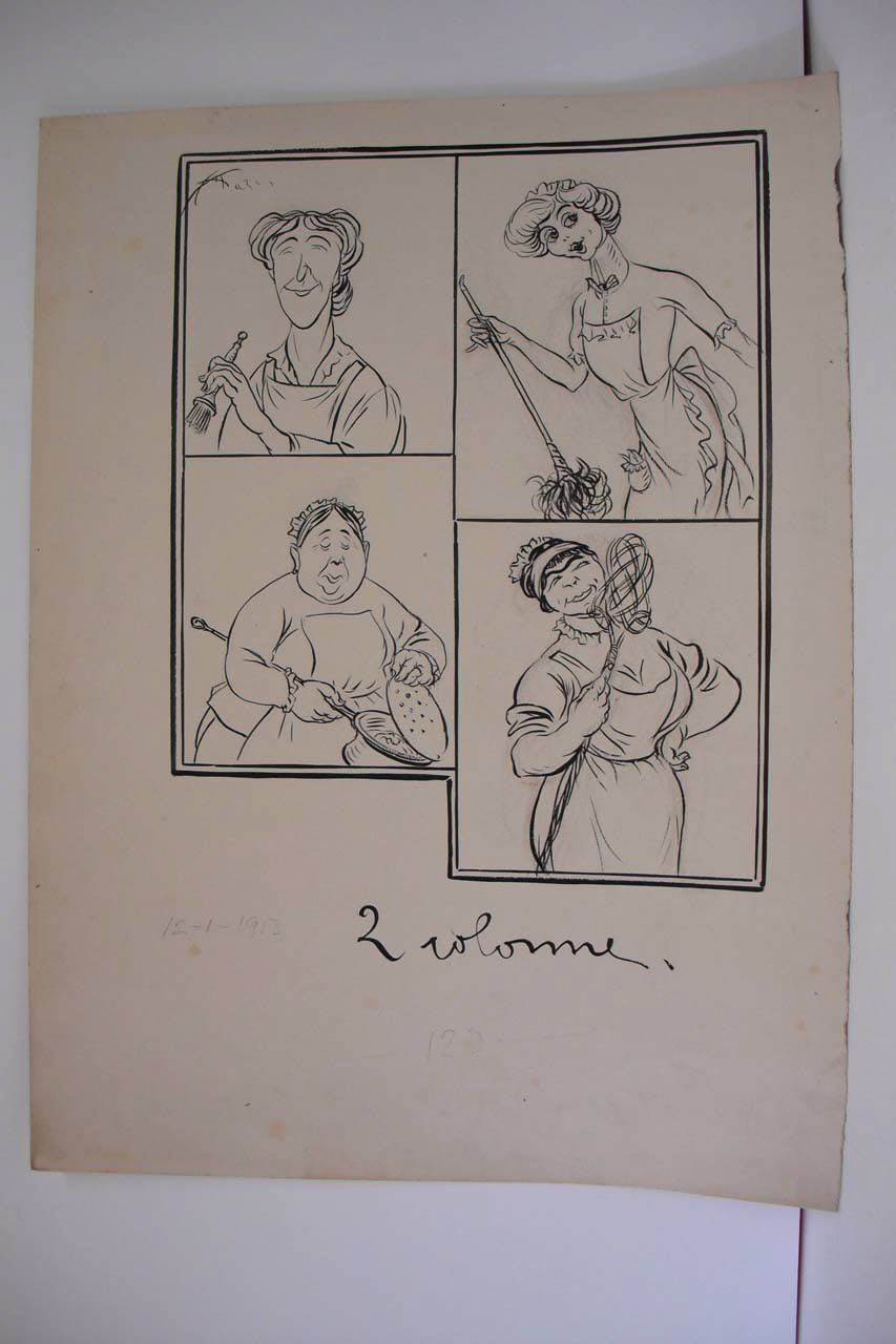 PER L'ELEZIONE PRESEIDENZIALE IN FRANCIA. (disegno) di Mazza, Aldo (1913/01/12 - )
