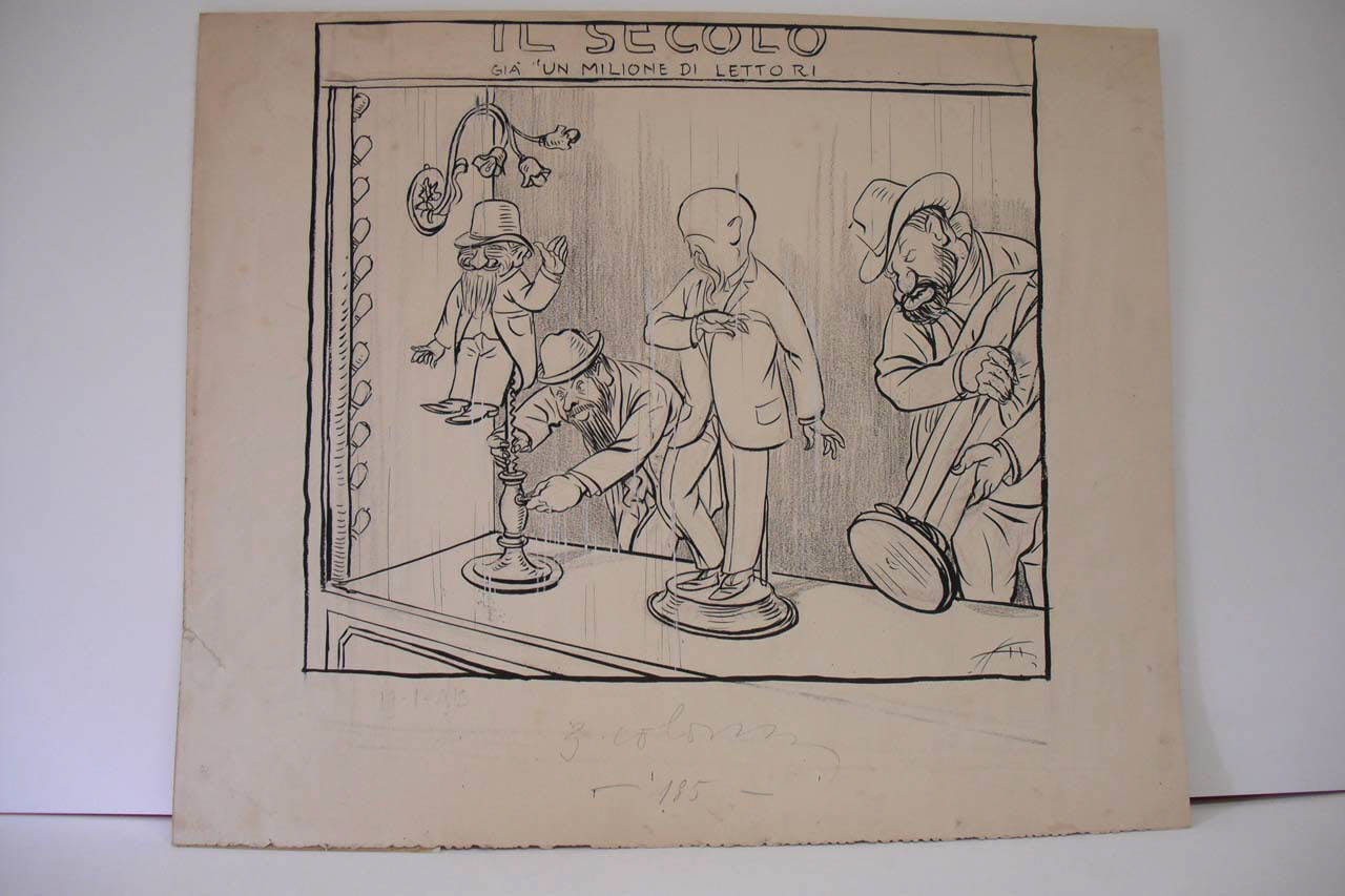 I CANDIDATI POLITICI DEL "SECOLO". (disegno) di Mazza, Aldo (1913/01/19 - )