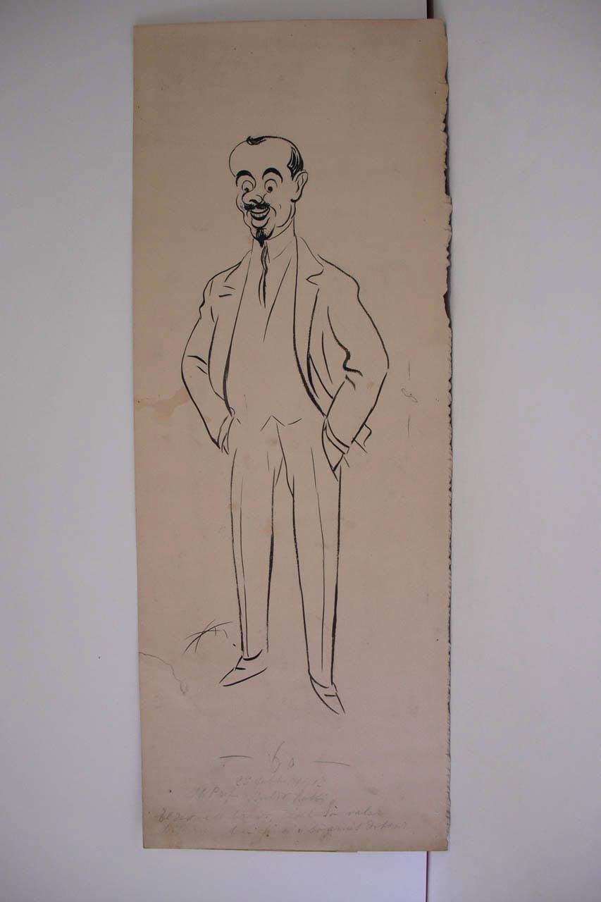 IL PROF. BALDO ROSSI. (disegno) di Mazza, Aldo (1913/02/23 - )