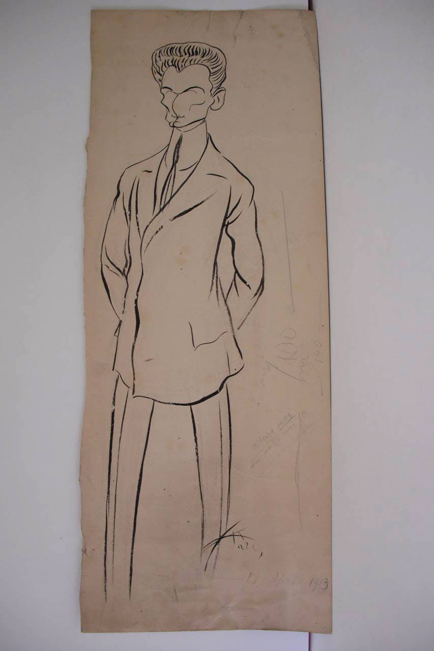 ITALO MONTEMEZZI. (disegno) di Mazza, Aldo (1913/04/13 - )