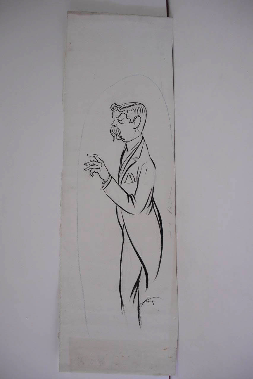 NEL TERZO COLLEGIO. (disegno) di Mazza, Aldo (1913/10/26 - )