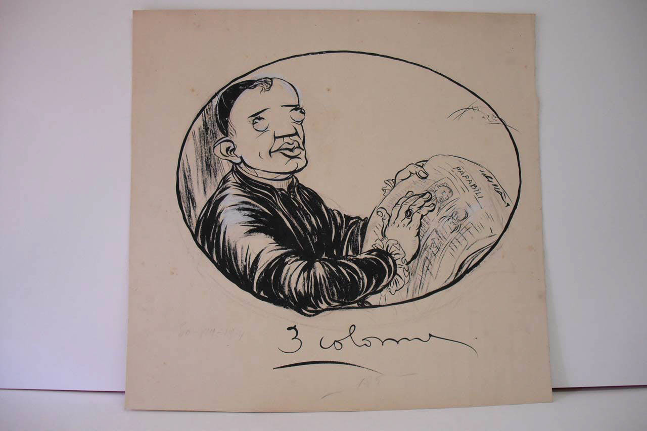 IN ARCIVESCOVADO. (disegno) di Mazza, Aldo (1914/08/30 - )