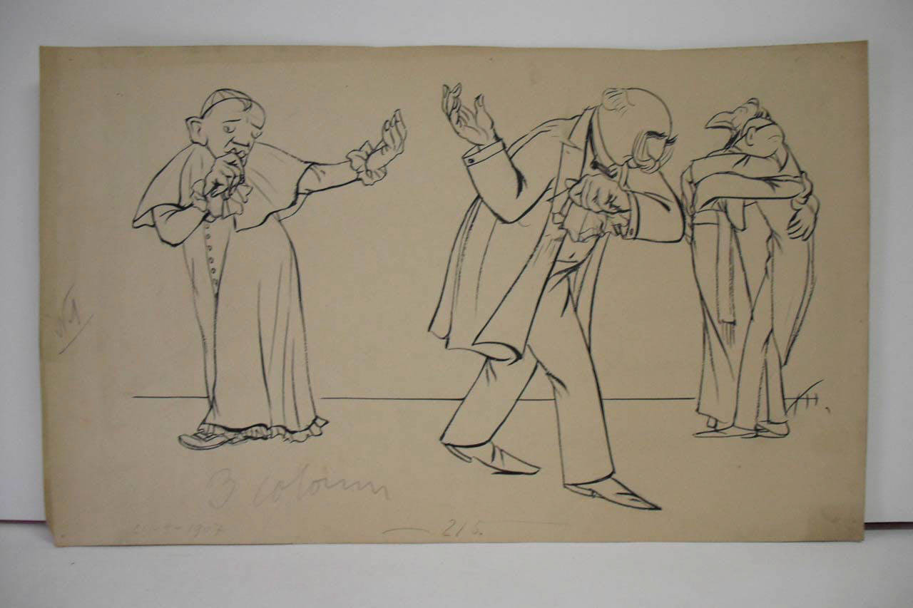 DISTACCO CRUDELE. (disegno) di Mazza, Aldo (1907/05/26 - )