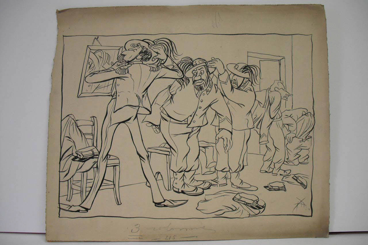 I SOCIALISTI E IL xx SETTEMBRE. (disegno) di Mazza, Aldo (1907/09/15 - )