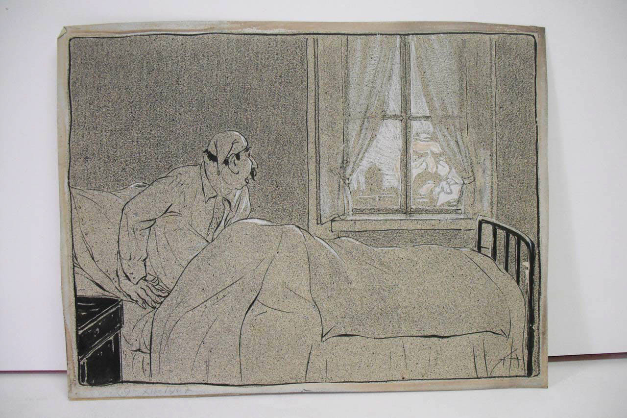 D'ALBA DI CAPODANNO. (disegno) di Mazza, Aldo (1907/12/29 - )