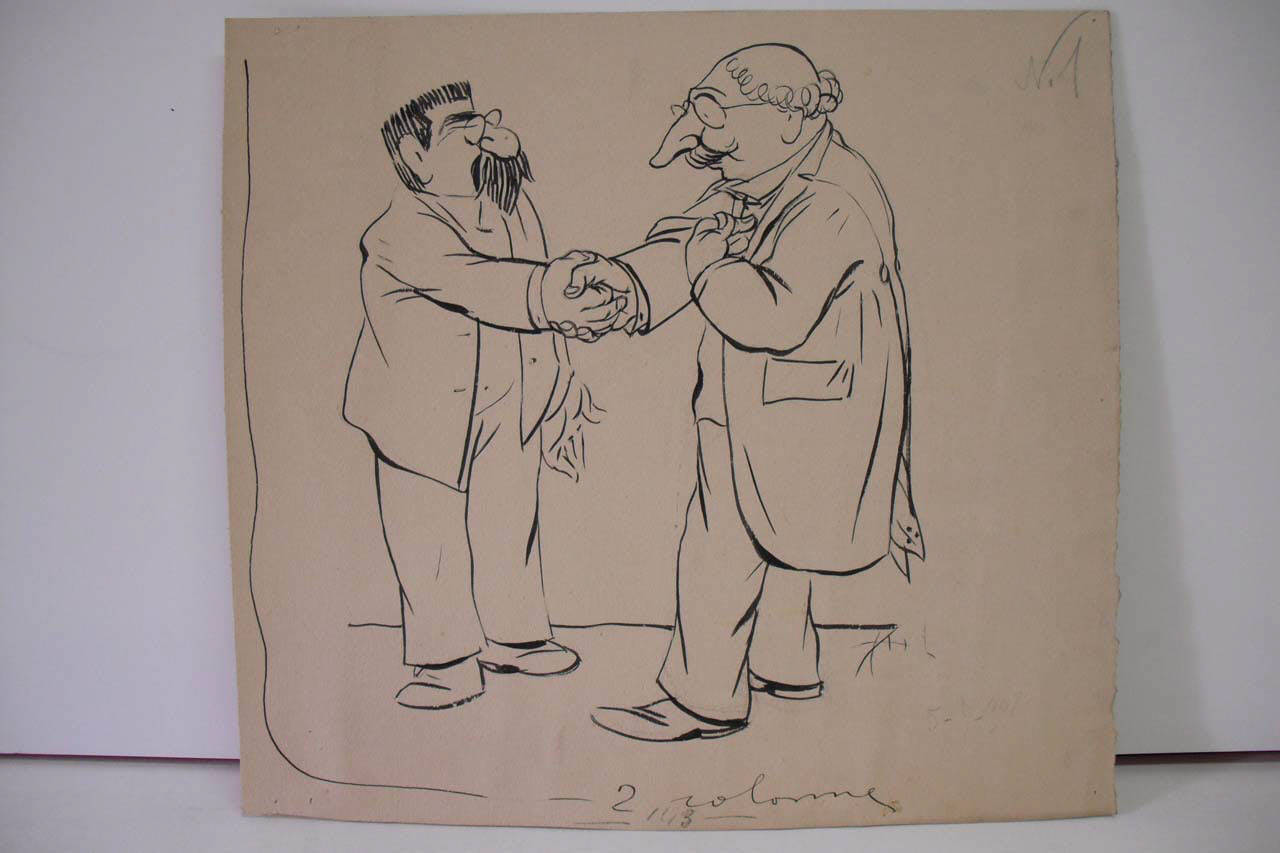 SINIGAGLIA A RAVA. (disegno) di Mazza, Aldo (1908/07/05 - )