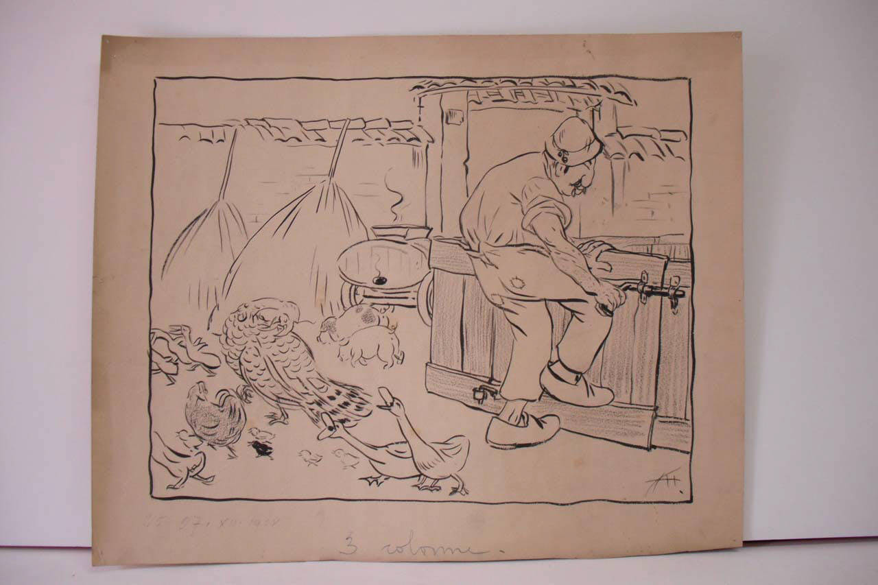 LE VACANZE NATALIZIE PARLAMENTARI. (disegno) di Mazza, Aldo (1908/12/25 - )